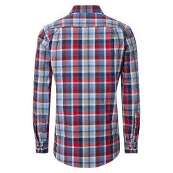 REDMOND Herren Freizeithemd Langarm Kent Modern-Fit Dobby...