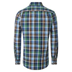 REDMOND Herren Freizeithemd Langarm Kent Modern-Fit Dobby...