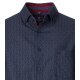 REDMOND Herren Freizeithemd Button-Down Modern-Fit Rot Print