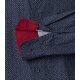REDMOND Herren Freizeithemd Button-Down Modern-Fit Rot Print