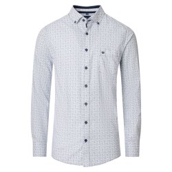 REDMOND Herren Freizeithemd Langarm Button-Down Comfort...