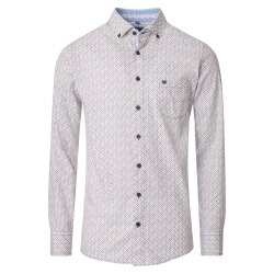 REDMOND Herren Freizeithemd Langarm Button-Down Comfort...