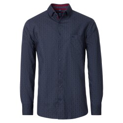 REDMOND Herren Freizeithemd Langarm Button-Down Comfort...