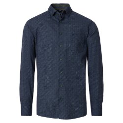 REDMOND Herren Freizeithemd Langarm Button-Down Comfort...