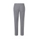 KARLOWSKY Damen Pepitahose BASIC Kochhose Baumwolle Schwarz