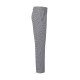 KARLOWSKY Damen Pepitahose BASIC Kochhose Baumwolle Schwarz