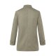 KARLOWSKY Damen Kochjacke JEANS-STYLE Druckknöpfe Moosgrün