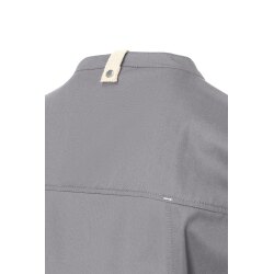 KARLOWSKY Herren Kochjacke GREEN Kurzarm Modern Platingrau