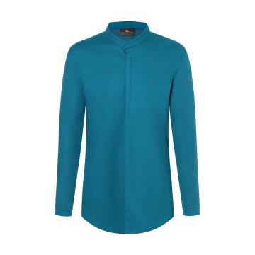 KARLOWSKY Herren Kochjacke DIAMOND-CUT® Avantgarde Slim Petrol
