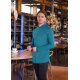KARLOWSKY Herren Kochjacke DIAMOND-CUT® Avantgarde Slim Petrol