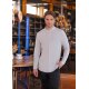 KARLOWSKY Herren Kochjacke DIAMOND-CUT® Avantgarde Silbergrau