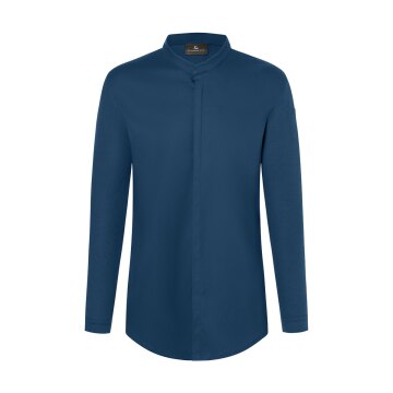 KARLOWSKY Herren Kochjacke DIAMOND-CUT® Avantgarde Stahlblau