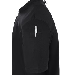 KARLOWSKY Herren Kochjacke DIAMOND-CUTAvantgarde Kurzarm Schwarz