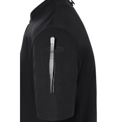 KARLOWSKY Herren Kochjacke DIAMOND-CUTAvantgarde Kurzarm Schwarz