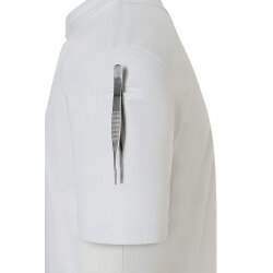 KARLOWSKY Herren Kochjacke DIAMOND-CUT®  Kurzarm Silbergrau