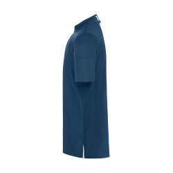 KARLOWSKY Herren Kochjacke DIAMOND-CUT®  Kurzarm Stahlblau