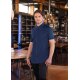 KARLOWSKY Herren Kochjacke DIAMOND-CUT®  Kurzarm Stahlblau
