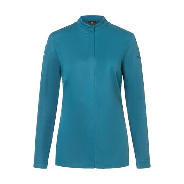KARLOWSKY Damen Kochjacke DIAMOND-CUT® Avantgarde Slim Petrol