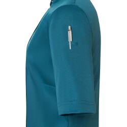 KARLOWSKY Damen Kochjacke DIAMOND-CUT® Avantgarde Kurzarm Petrol