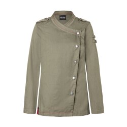 KARLOWSKY Damen Kochjacke Denim-Style...