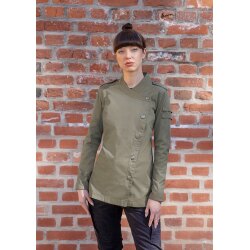 KARLOWSKY Damen Kochjacke Denim-Style...