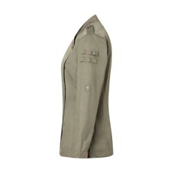 KARLOWSKY Damen Kochjacke Denim-Style ROCK-CHEF®-Stage2 Moosgrün