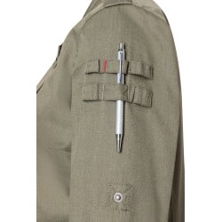 KARLOWSKY Damen Kochjacke Denim-Style ROCK-CHEF®-Stage2 Moosgrün