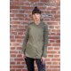 KARLOWSKY Damen Kochjacke Denim-Style ROCK-CHEF®-Stage2 Moosgrün