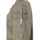 KARLOWSKY Damen Kochjacke Denim-Style ROCK-CHEF®-Stage2 Moosgrün