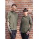 KARLOWSKY Damen Kochjacke Denim-Style ROCK-CHEF®-Stage2 Moosgrün