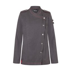 KARLOWSKY Damen Kochjacke Denim-Style...
