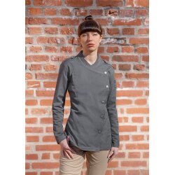 KARLOWSKY Damen Kochjacke Denim-Style...