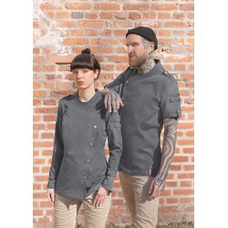 KARLOWSKY Damen Kochjacke Denim-Style ROCK-CHEF®-Stage2 Schwarz