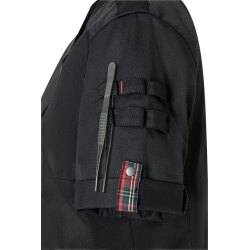 KARLOWSKY Damen Kochjacke ROCK-CHEF®-Stage2 Kurzarm Schwarz