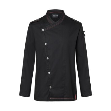 KARLOWSKY Herren Kochjacke ROCK-CHEF® Langarm Regular Schwarz