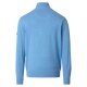 REDMOND Casual Herren Strick-Troyer Comfort Baumwolle Hellblau