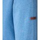 REDMOND Casual Herren Strick-Troyer Comfort Baumwolle Hellblau