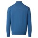 REDMOND Casual Herren Strick-Troyer Comfort Baumwolle Dunkellblau