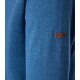 REDMOND Casual Herren Strick-Troyer Comfort Baumwolle Dunkellblau