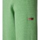 REDMOND Casual Herren Strick-Pullover Rundhals Comfort Hellgrün