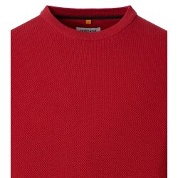 REDMOND Casual Herren Strick-Pullover Rundhals Comfort Terra