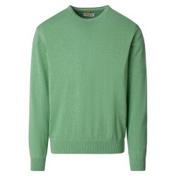 REDMOND Casual Herren Pullover Langarm Rundhals Comfort Mint