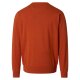 REDMOND Casual Herren Pullover Langarm Rundhals Comfort Terrabraun