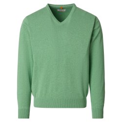 REDMOND Casual Herren Pullover Langarm V-Neck Comfort...