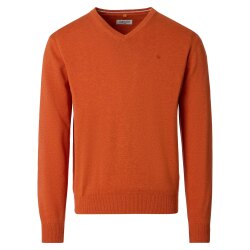 REDMOND Casual Herren Pullover Langarm V-Neck Comfort...