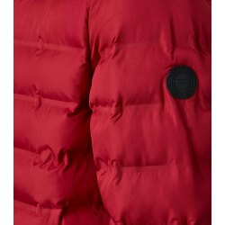 REDMOND Casual Herren Steppjacke Stehkragen Polyester Himbeerrot