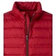 REDMOND Casual Herren Steppjacke Stehkragen Polyester Himbeerrot