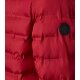REDMOND Casual Herren Steppjacke Stehkragen Polyester Himbeerrot