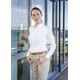 KARLOWSKY Damen Bluse ACTIVE-STRETCH Langarm Kent Slim Weiß