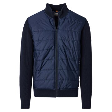 REDMOND Casual Herren Jacke Zipper Comfort Baumwollmix Marine